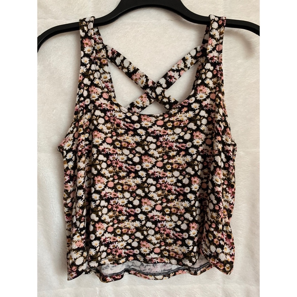 Floral Crop Top - Picture 1 of 3